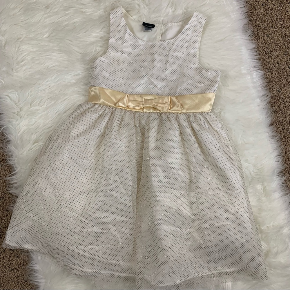 Holiday Editions Gold Glitter Holiday Dress